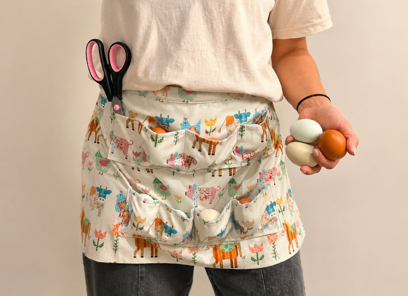 Handmade Egg Gathering Apron