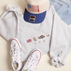 USA ICONS Embroidered Heavyweight Sweatshirt