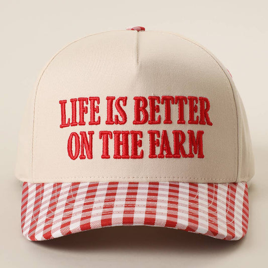 Life is Better on The Farm Trucker Hat
