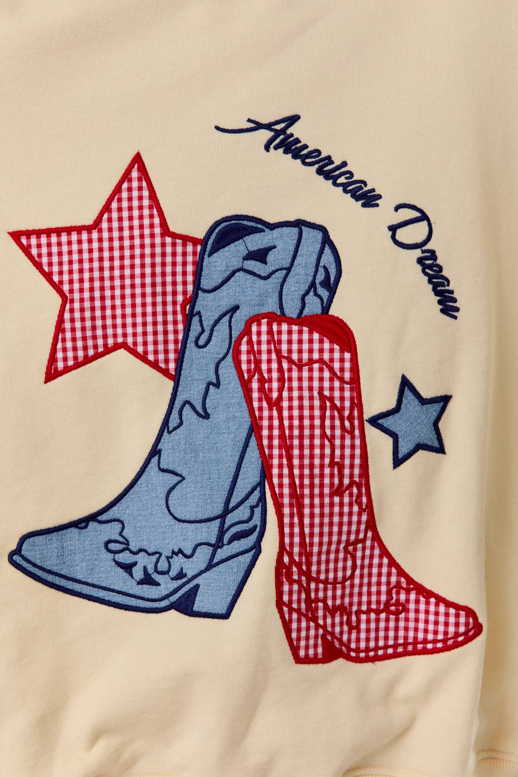 AMERICAN DREAM BOOTS EMBROIDERED CREW