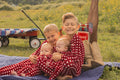 Bamboo Zip Pajamas | Scarlet Gingham