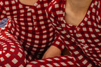 Bamboo Two Piece Pajamas | Scarlet Gingham