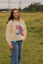 AMERICAN DREAM BOOTS EMBROIDERED CREW