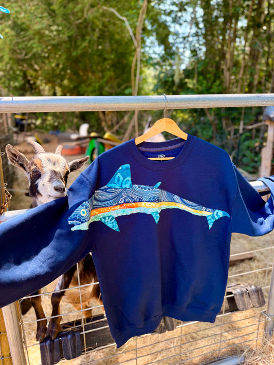 Fish Appliqué Crew