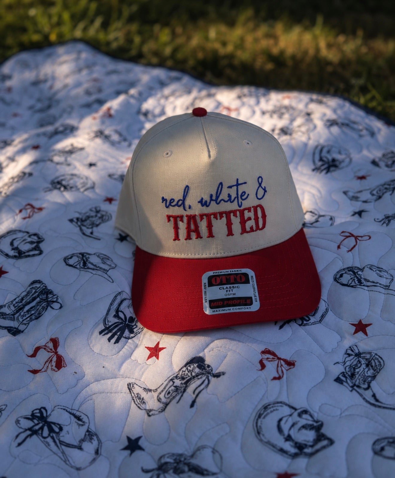 RED WHITE & TATTED
