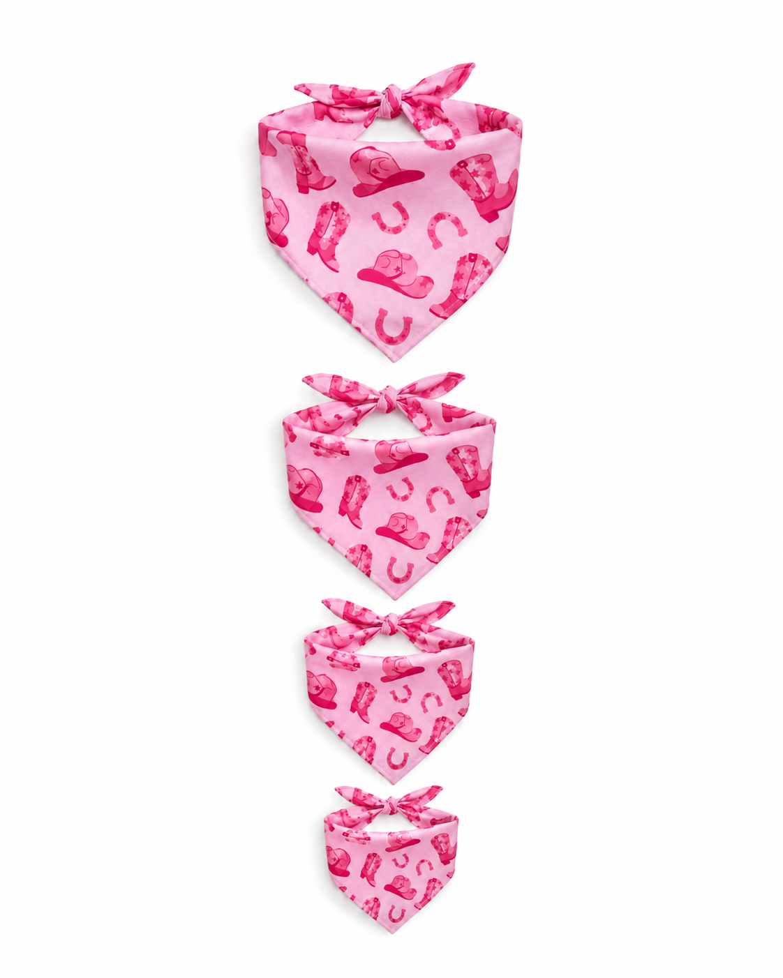Pink Cowgirl Dog Bandana