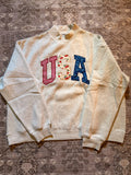 USA Embroidered Mockneck