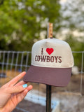 I HEART COWBOYS Embroidered Hat