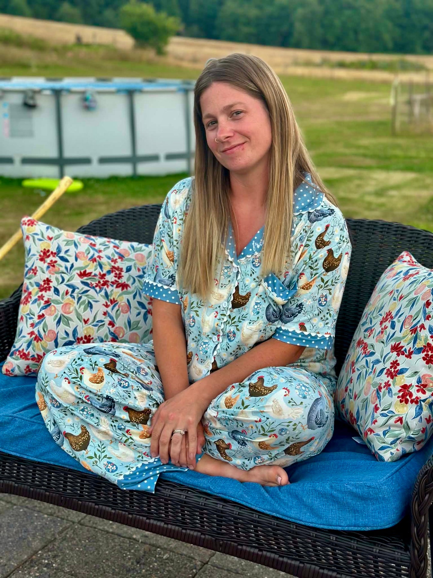 Chicken Luxe PJ Set