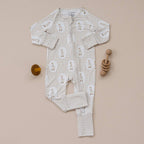 Bamboo Zip Romper | Gingham & Goose