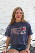 AMERICAN COWGIRL CLUB GRAPHIC TEE