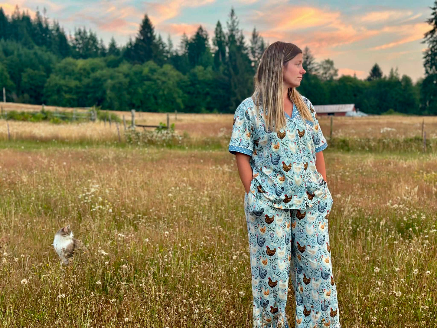 Chicken Luxe PJ Set