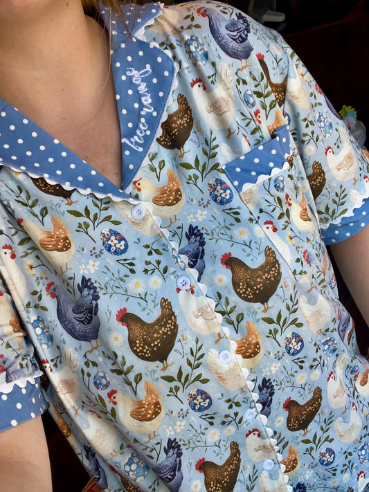 Chicken Luxe PJ Set
